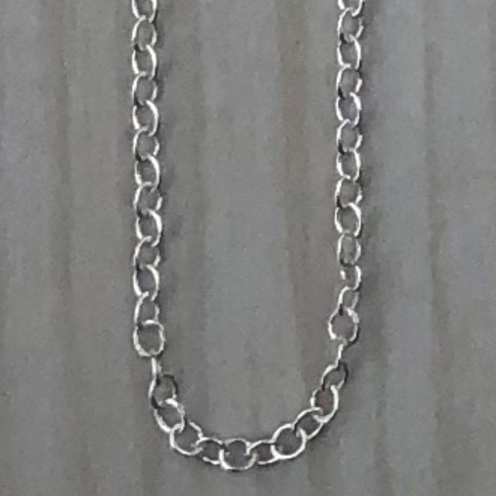 16" - 30" .925 Sterling Silver Cable Chain Sterling Chain Silver Chain​​​​